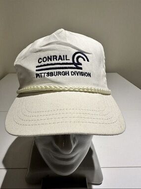 Conrail Pittsburgh Division White Logo Cap